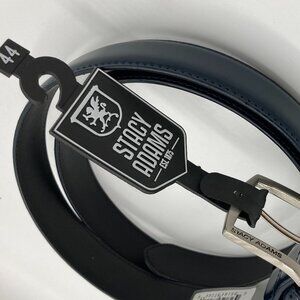 NEW  STACY ADAMS MENS LEATHER BELT  SIZE 44